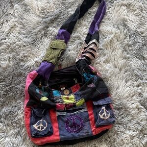 Colorful Patchwork Shoulder Bag